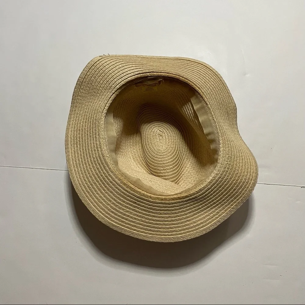 Sole Society 100% Paper Straw Boho Summer Preppy Vacation Beach Casual Hat
